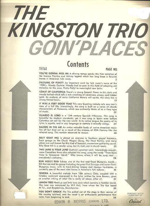 Kingston Trio Songbook